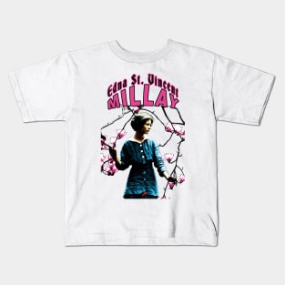 Edna St. Vincent Millay - Renascence Kids T-Shirt